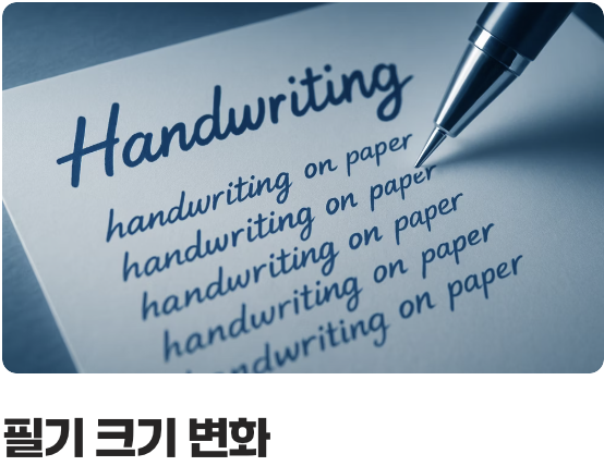 3. 행동이 눈에 띄게 느려지고 작아진다