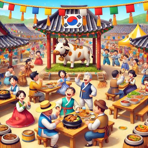 금소 축제와 한우 시식