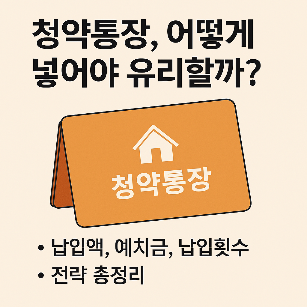 청약통장 이미지와 텍스트