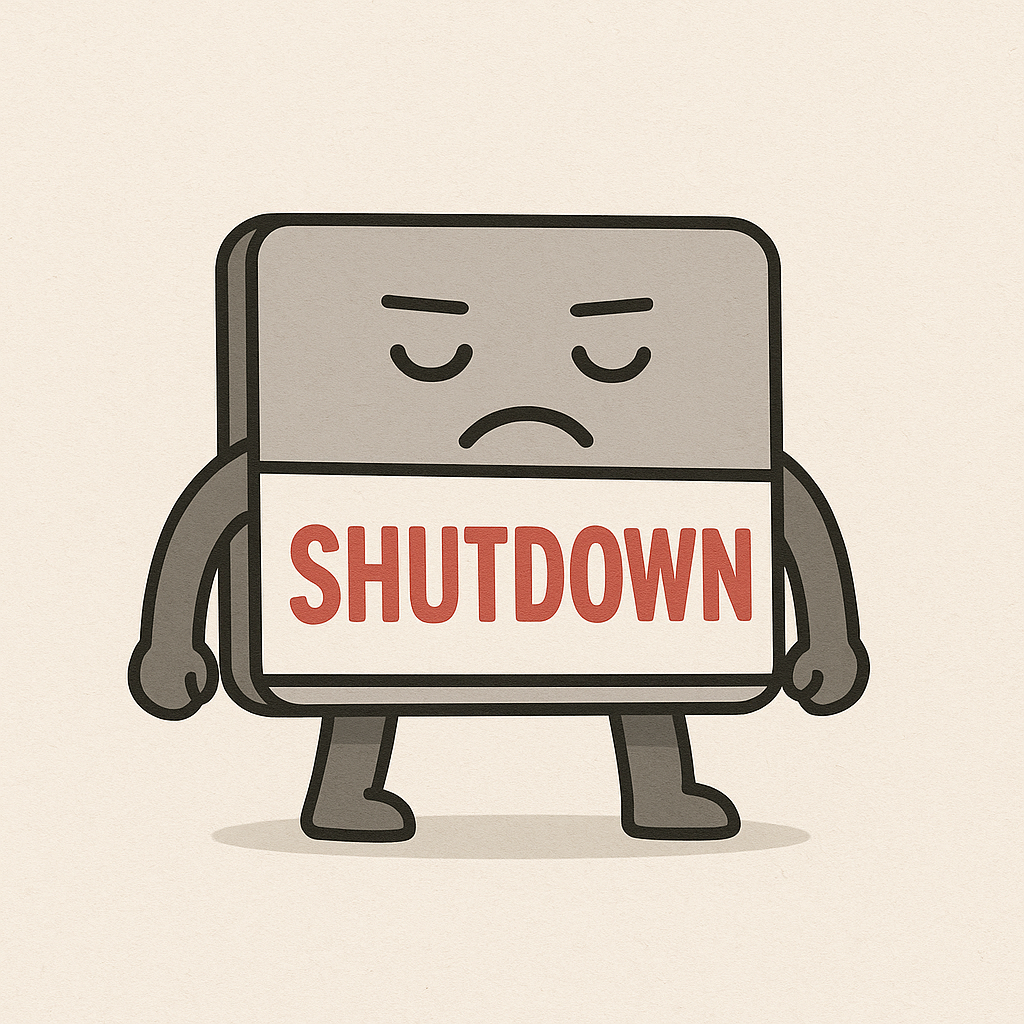 셧다운 이미지