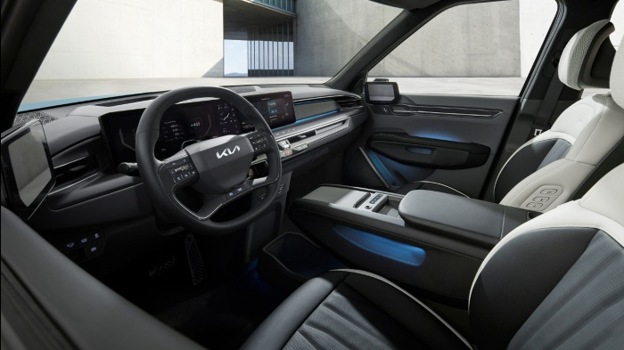 기아 EV9 실내 포토 디자인 사진 인테리어 측면