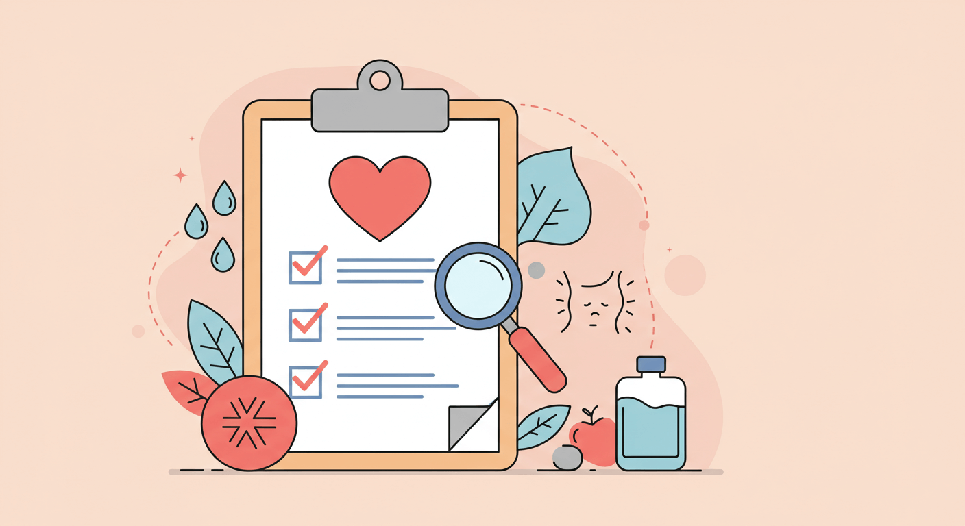 자가 진단 체크리스트: 지금 내 몸을 확인하라