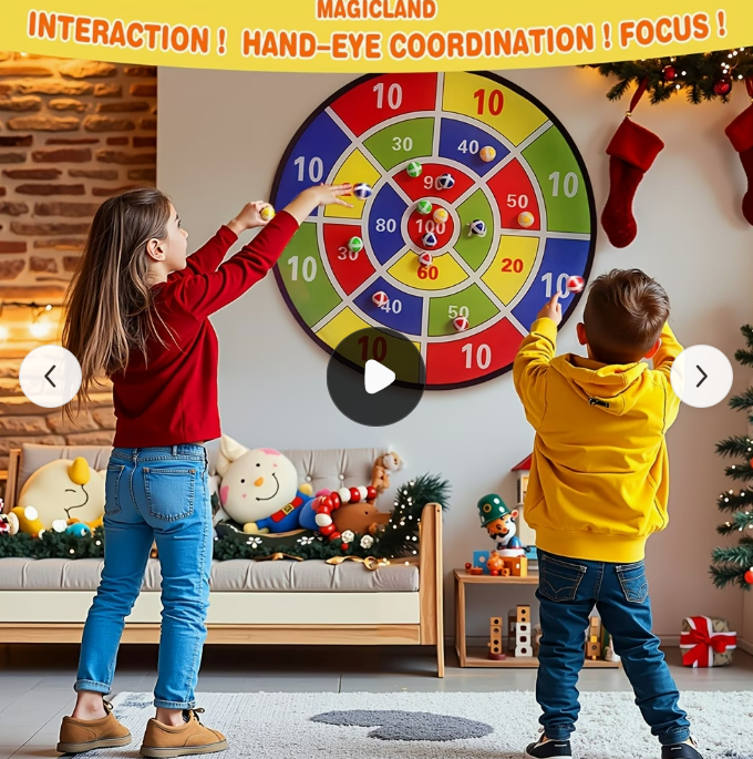 대형 스티키 다트보드 세트