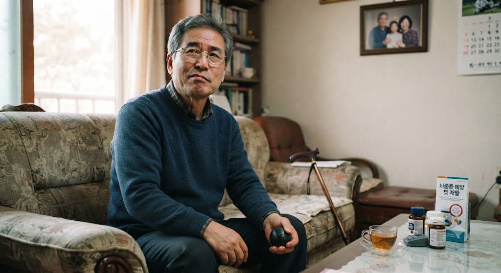 뇌혈관질환을 가지고 있는 어르신