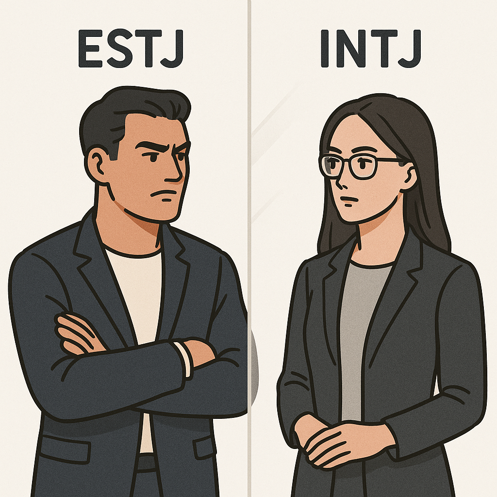 ESTJ 남자와 INTJ 여자의 연애, 왜 자꾸 어긋날까? 성격 차이부터 재회까지 완전 분석