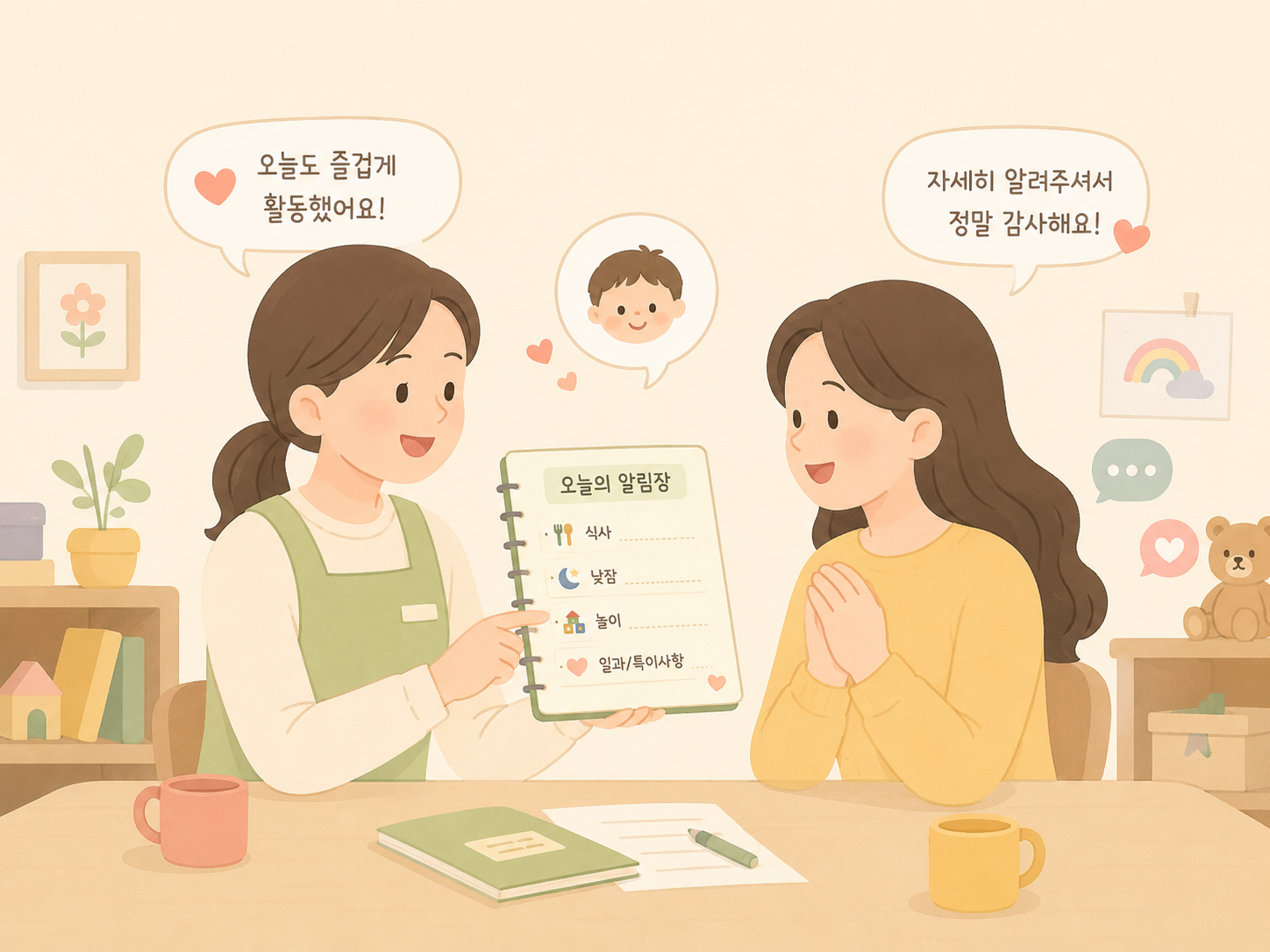 어린이집 알림장, 부모가 꼭 확인해야 할 내용