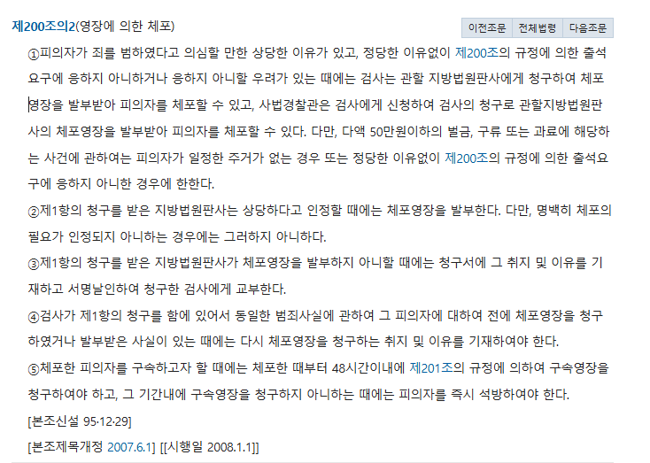 형사소송법 제200조의1