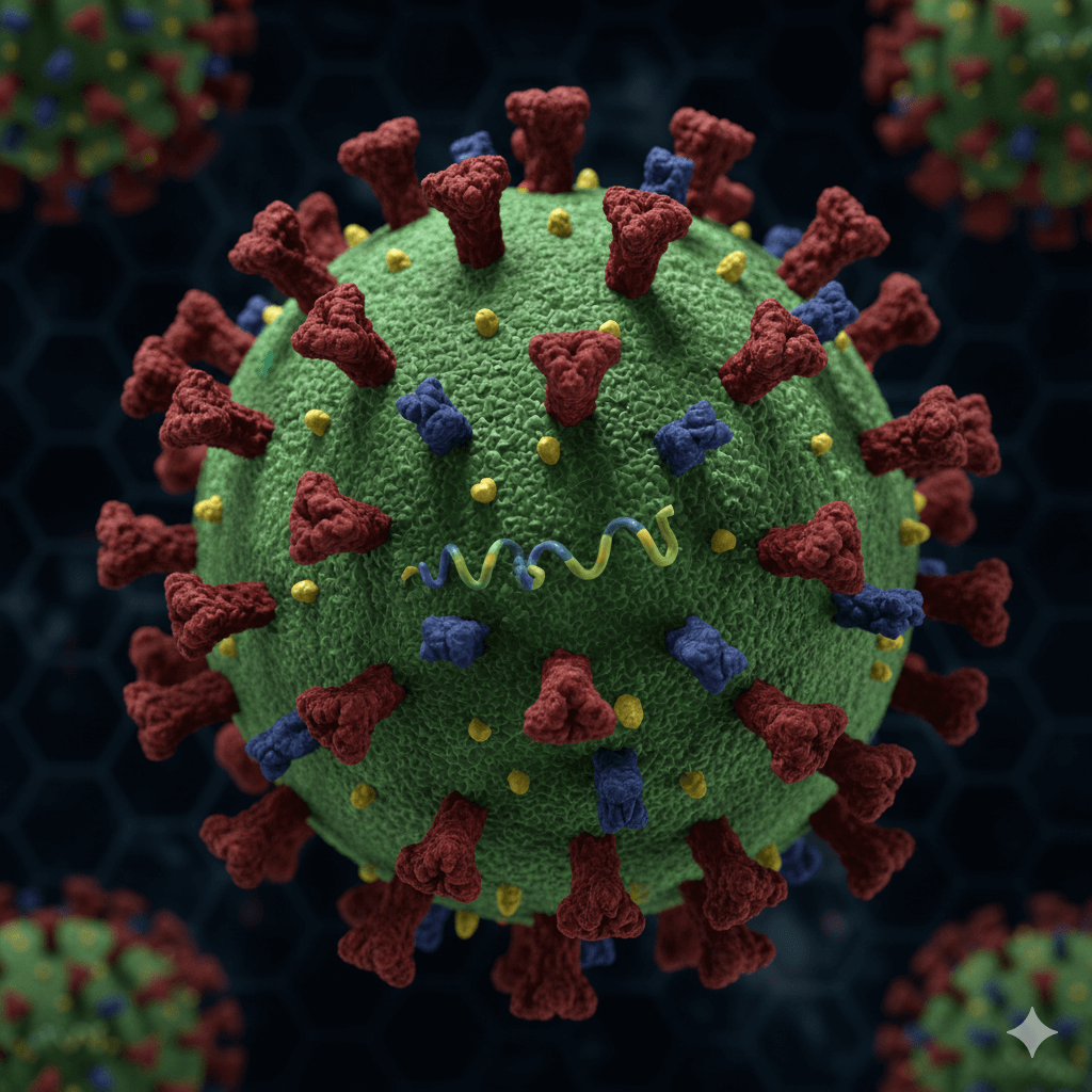 독감 바이러스 - 사진