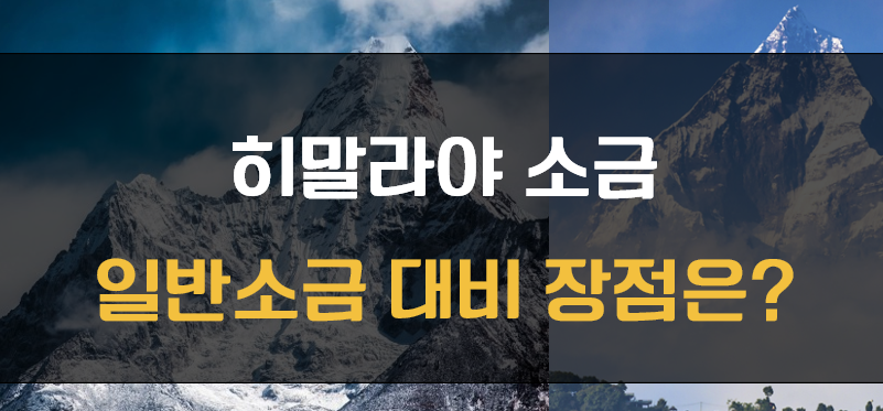 히말라야 소금 미네랄