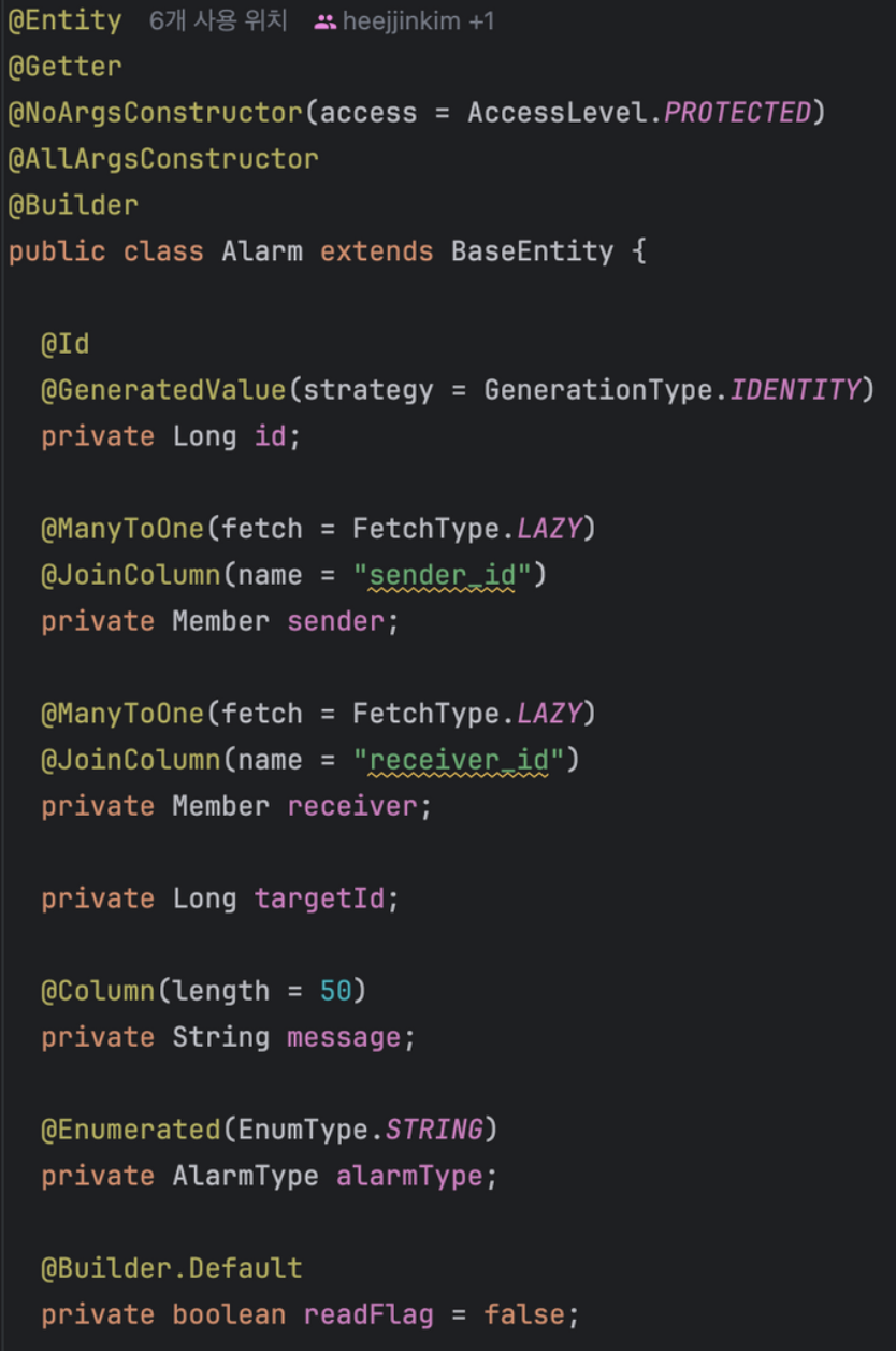 Alarm Entity
