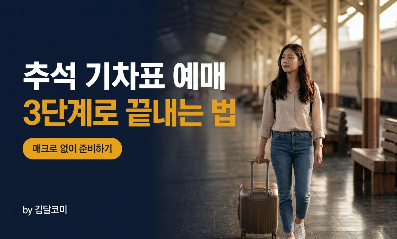 캐리어를 끌고 기차역을 걷는 사람