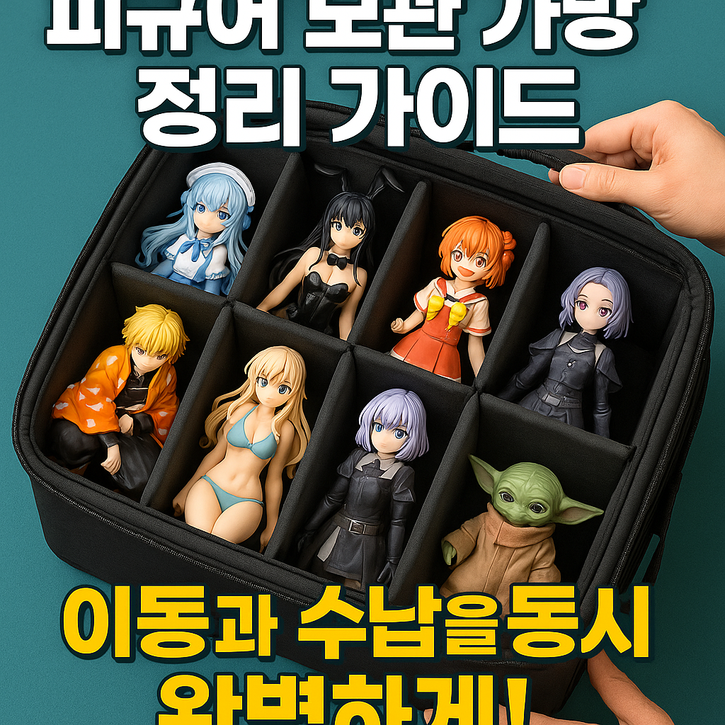 피규어 보관 가방