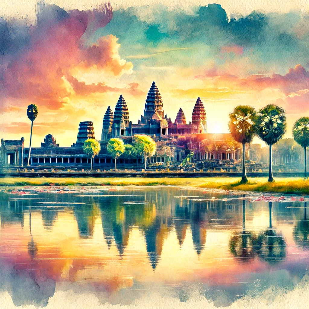 캄보디아 앙코르와트 사진