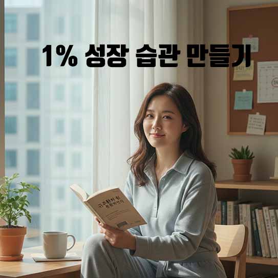 꾸준함의 힘: 1% 성장 습관 만들기