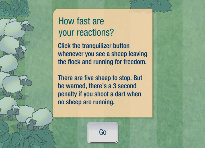 반응속도-테스트-플래시게임-메인-화면