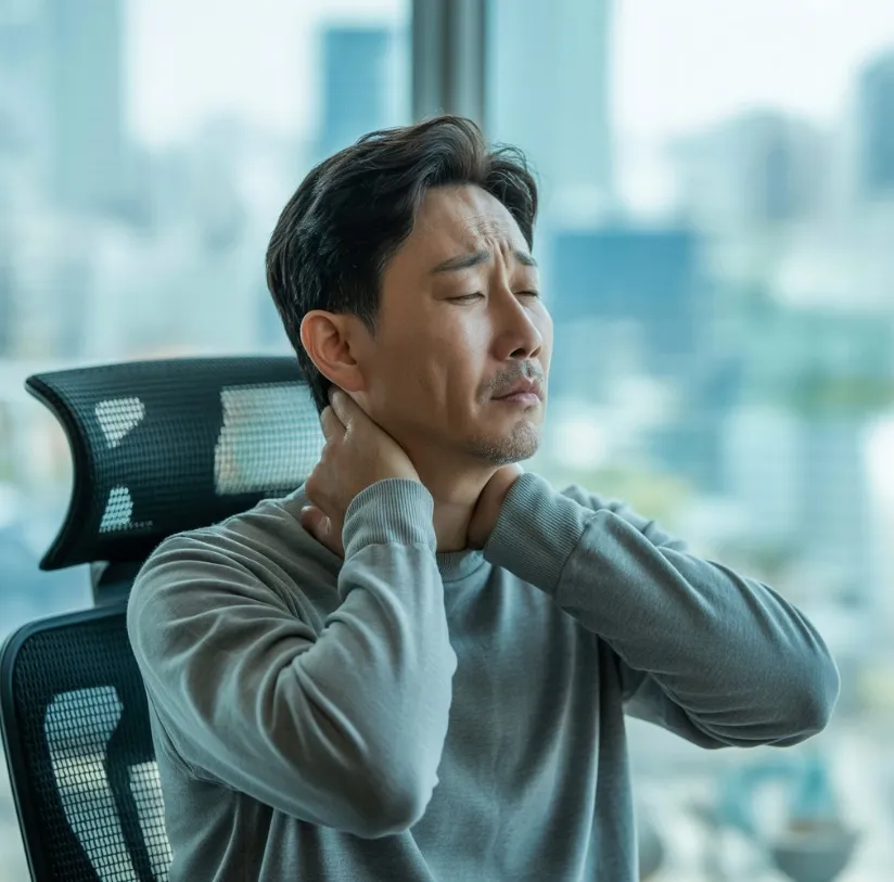 목근육 통증 이미지
