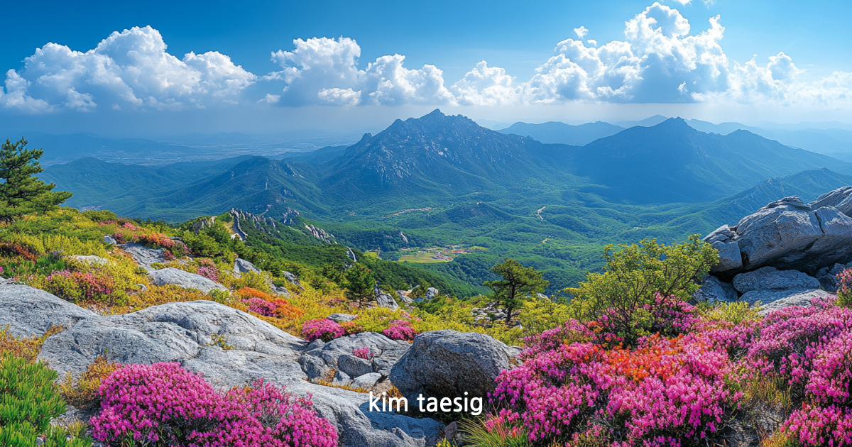 백운산의 사계절