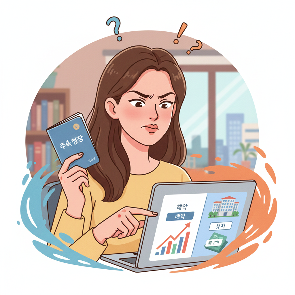 청약 통장, 지금 당장 해지할까?