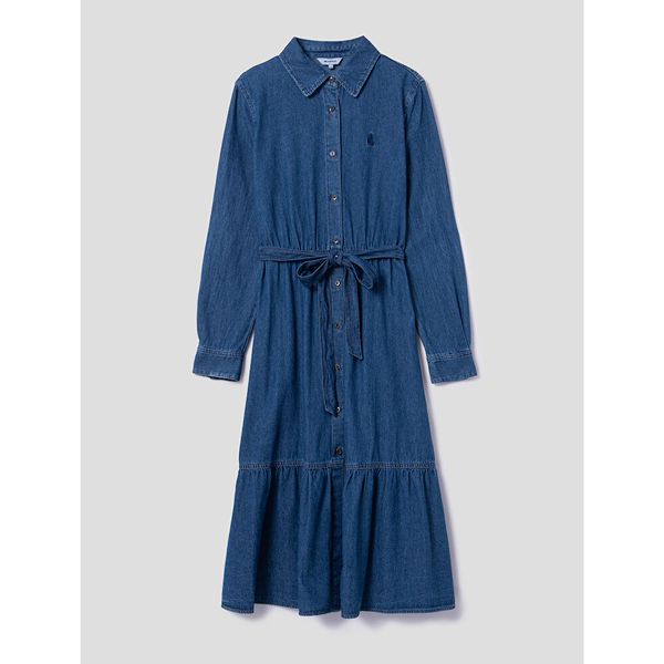 빈폴레이디스 헤지 데님 셔츠형 원피스 BF2871U01R