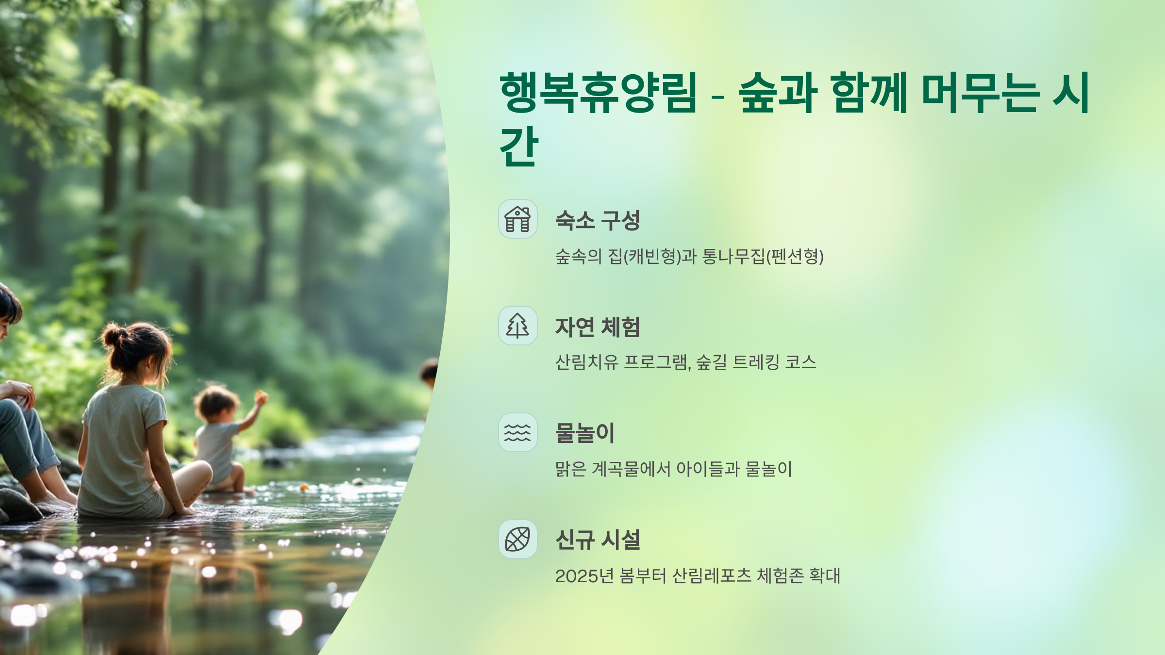 🌲정선 행복휴양림 &amp; 아우라지글램핑, 자연 속에서 머무는 힐링의 시간!