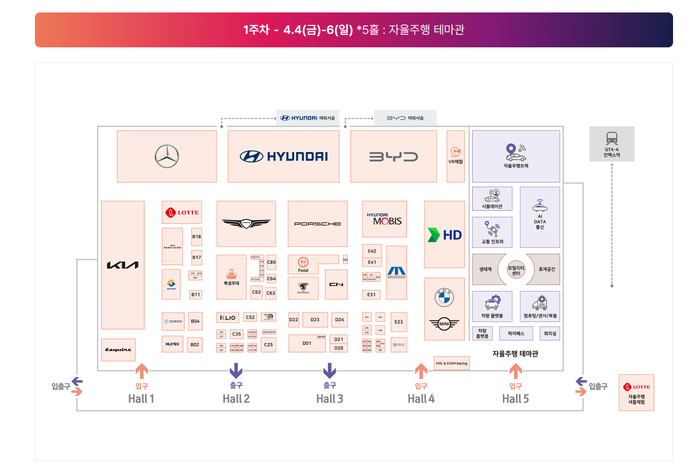 2025 서울모빌리티쇼 : 주차&amp;#44; 편의시설&amp;#44; 입장권구매&amp;#44; 부스배치도&amp;#44;참가업체