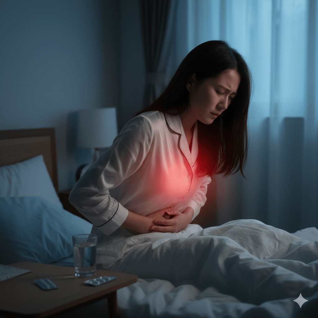 속쓰림 증상 - 사진