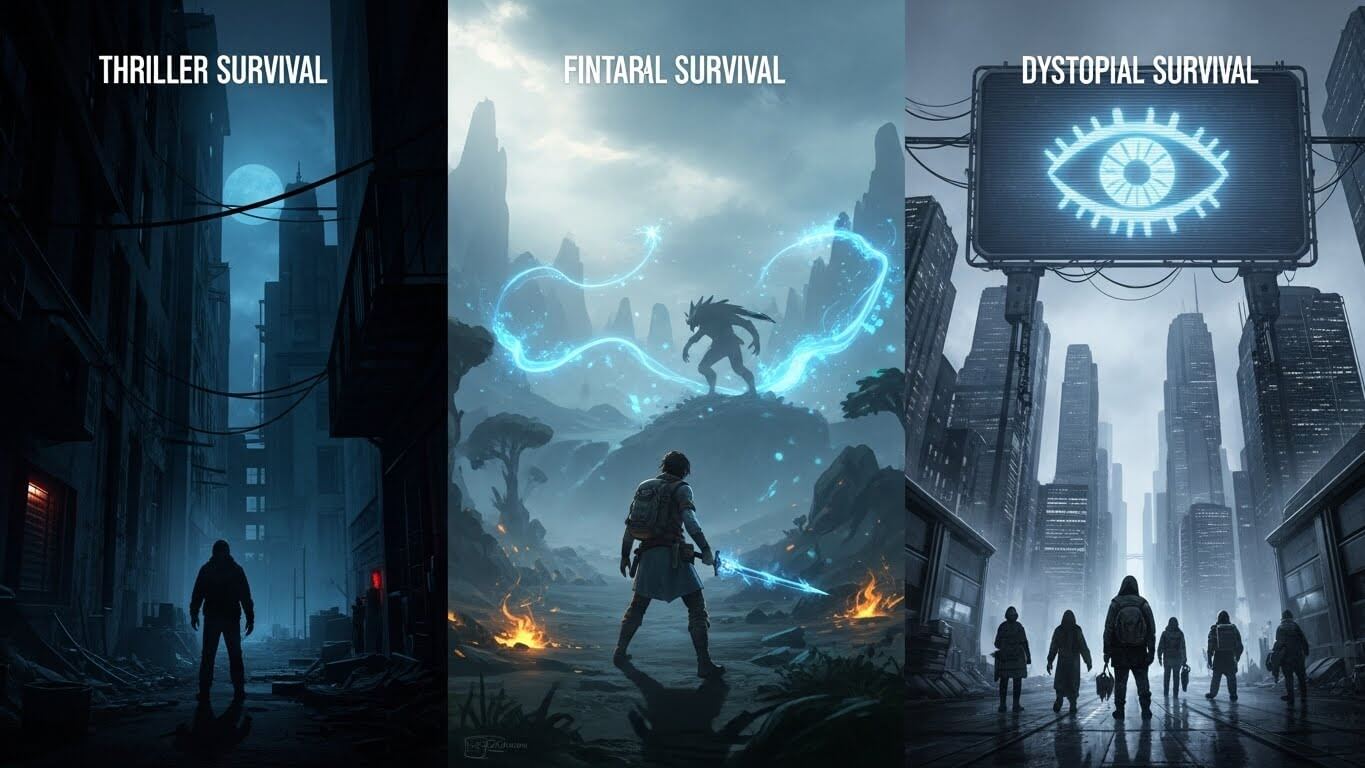 장르별 서바이벌 소설 차이점 분석 관련 사진