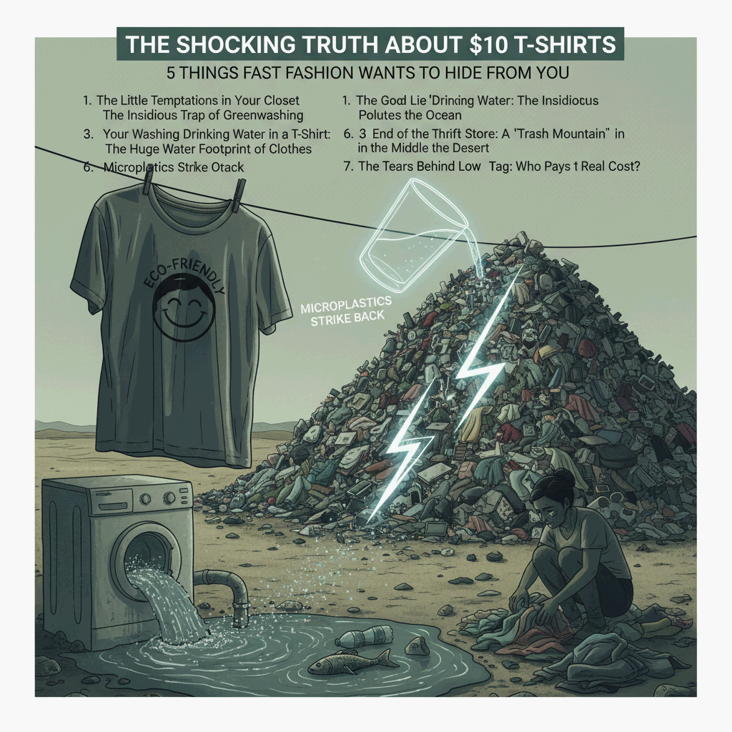 10달러짜리 티셔츠의 충격적인 진실: 패스트패션이 당신에게 숨기고 싶어 하는 5가지 사실