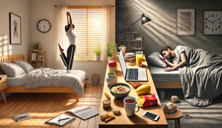 좋은 아침 루틴 나쁜 아침 루틴