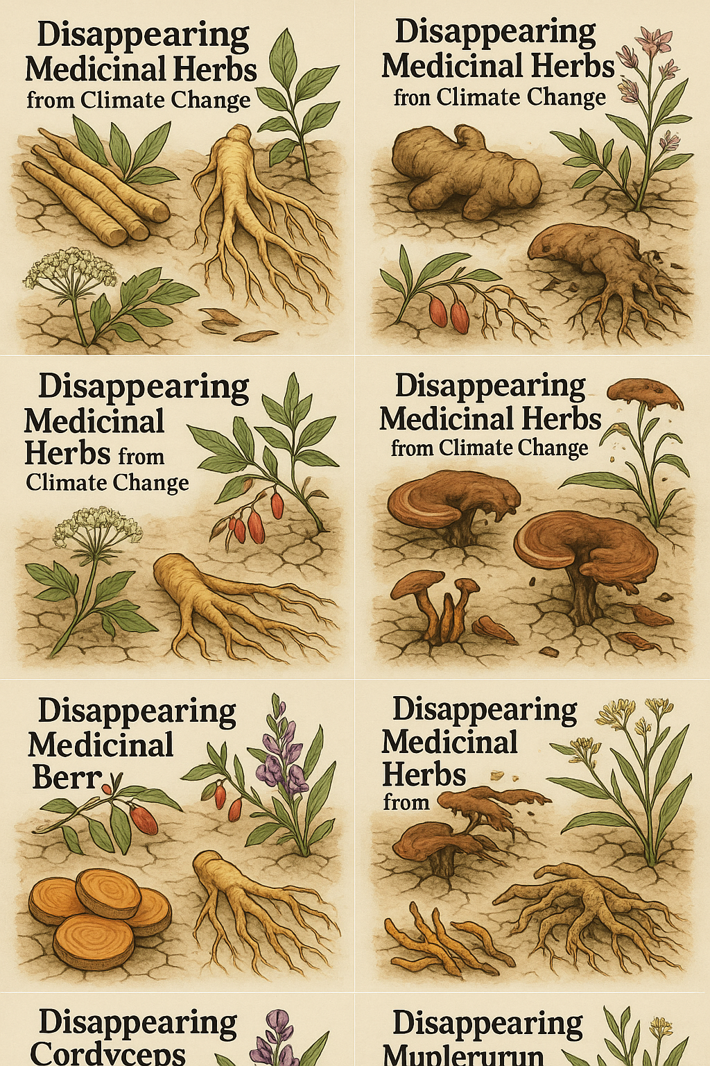 기후변화로 사라지는 한약재 이미지