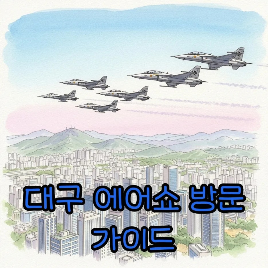 푸른 하늘을 가르는 블랙이글스의 역동적인 비행 장면