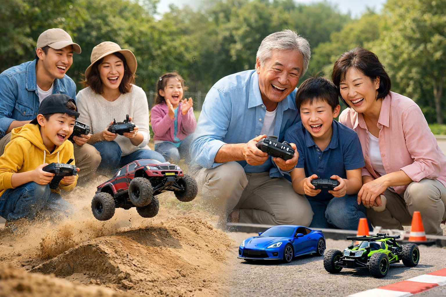 가족과 함께하는 RC카 레저