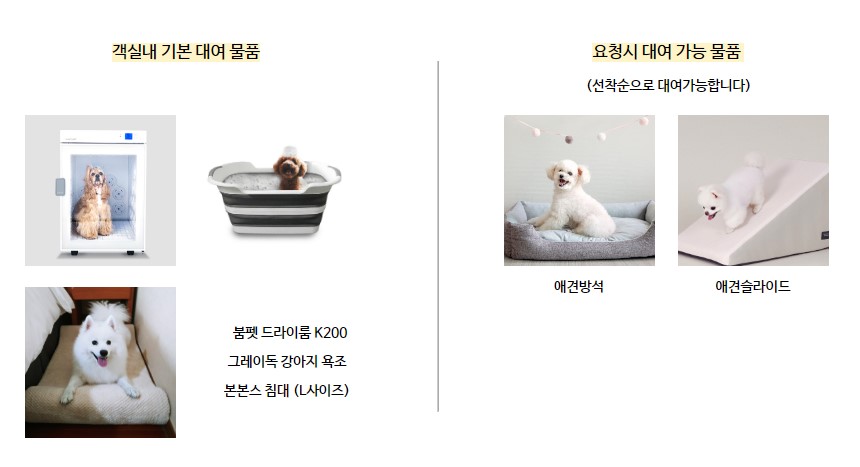 라마다 서울 남대문 반려견 물품 제공