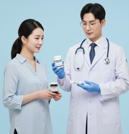 알부민 영양제 추천하는 의사 모습