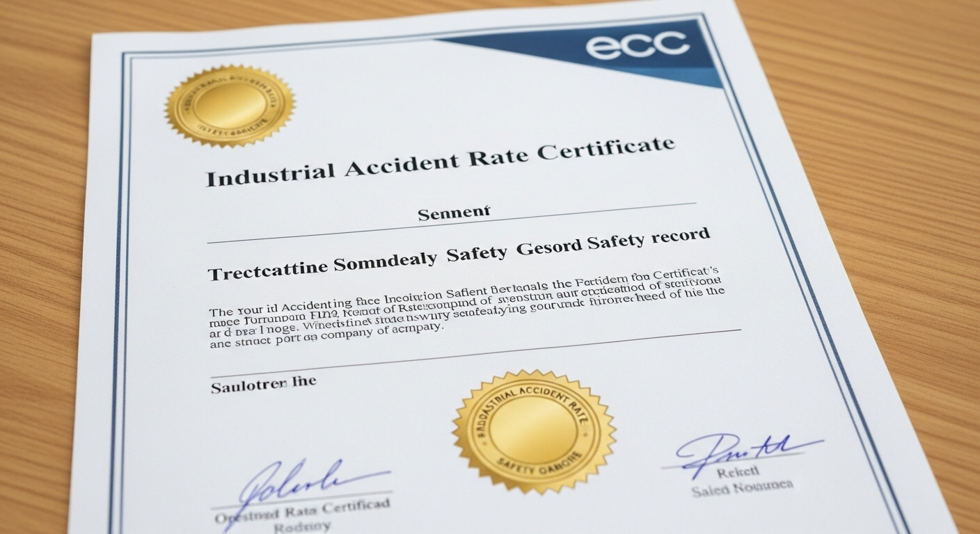 산업재해율 확인서 발급