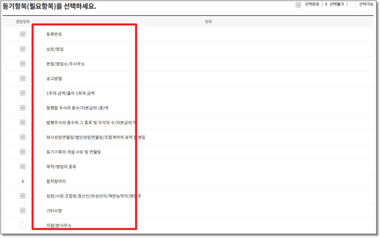 법인등기부등본 인터넷발급