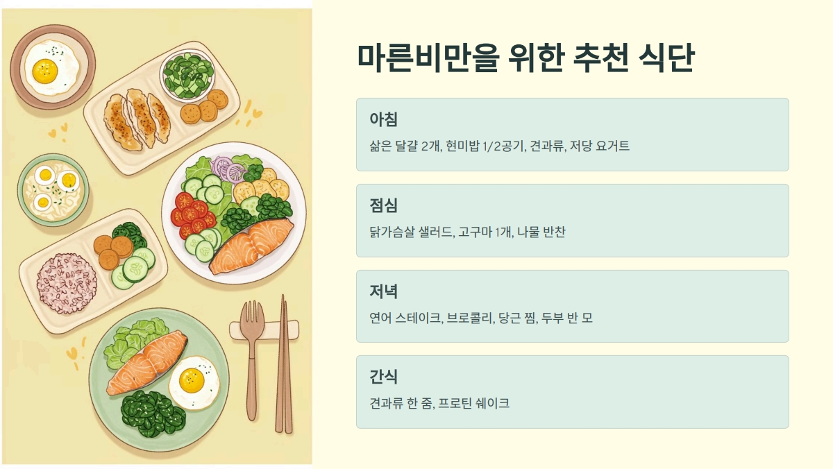마른비만 식단