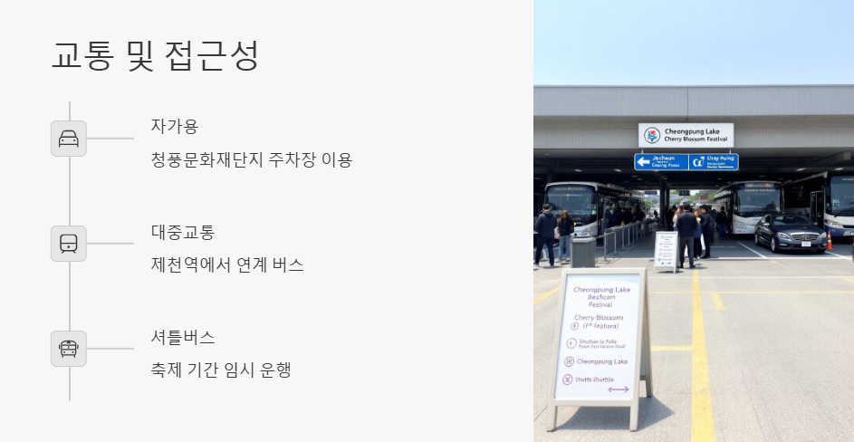 제천 청풍호 벚꽃축제 소풍 주차 맛집 총정리