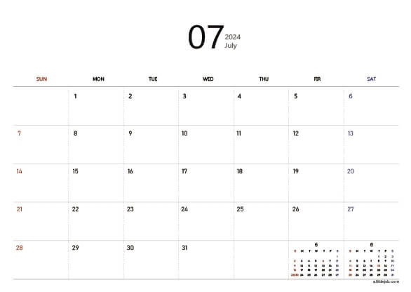 2024년_7월달력_프린트_pdf