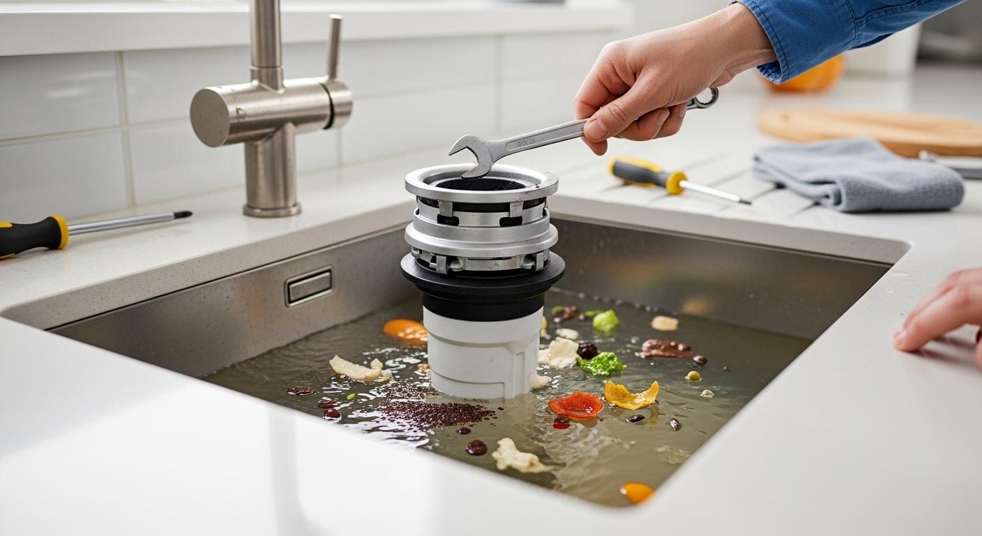 배수 문제 음식물처리기 설치 후기