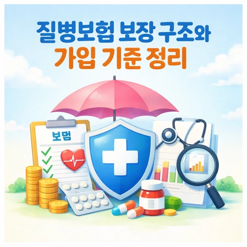 질병보험 보장 구조와 가입 기준 정리 썸네일