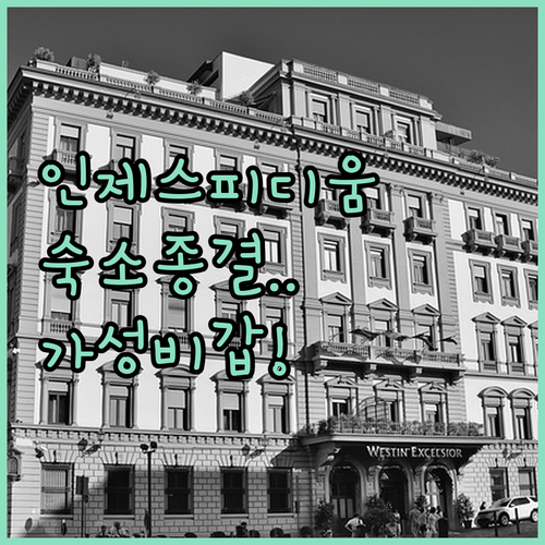 인제 스피디움 근처 깨끗한 숙소 추천..