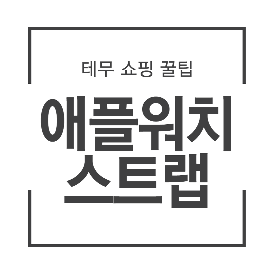 애플워치 스트랩