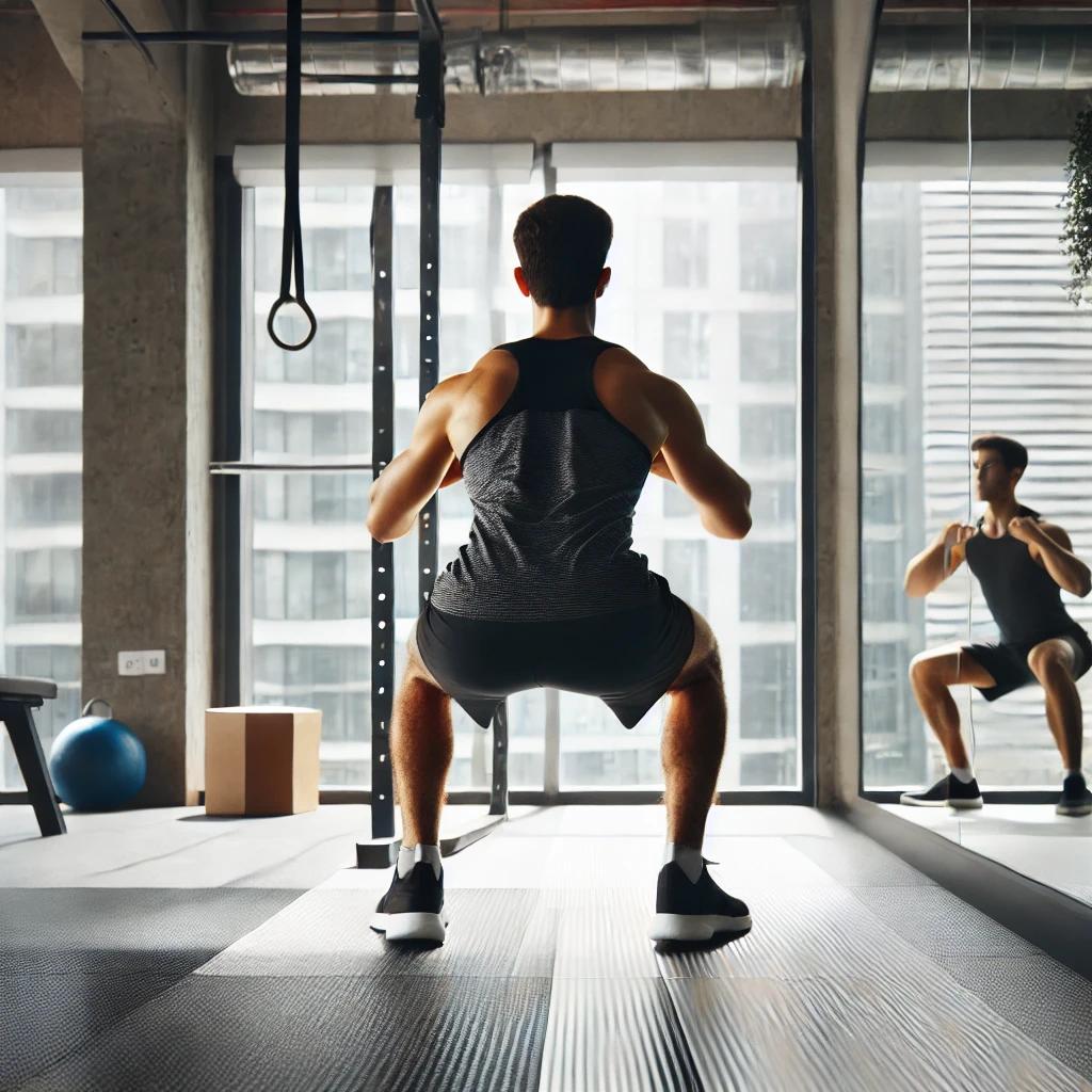 맨몸스쿼트 허리