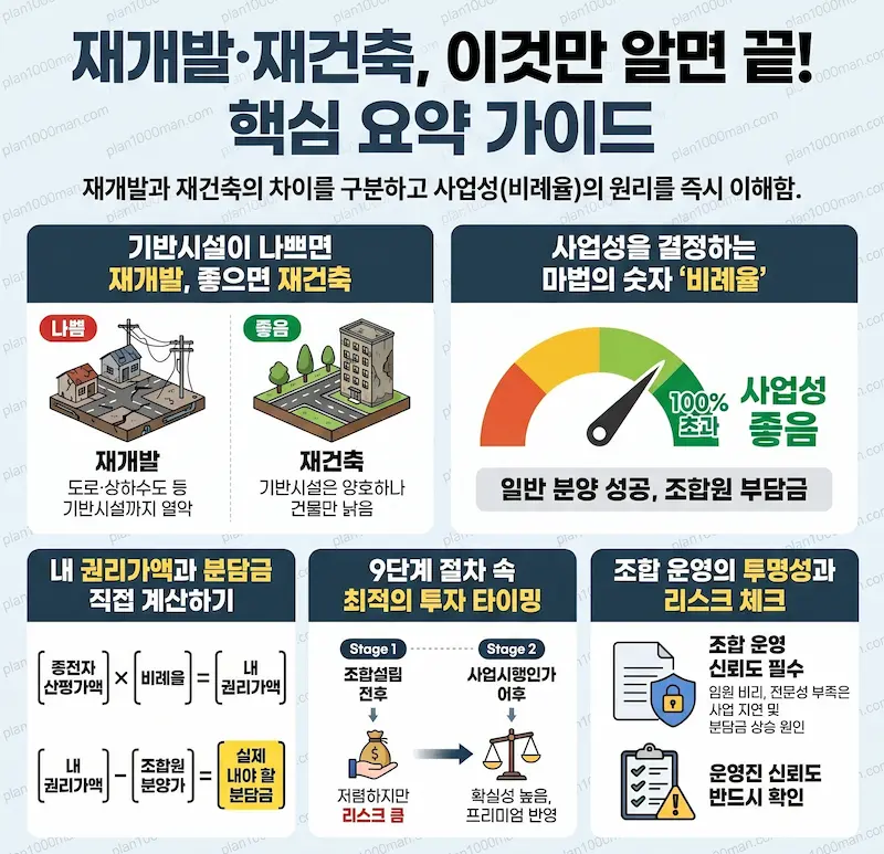 재개발 재건축 인포 그래픽