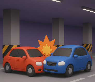 아파트 주차장 교통사고 과실 비율 처리 방법