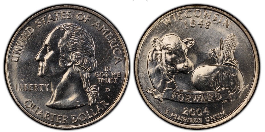 위스콘신 쿼터 동전_줄기 이상