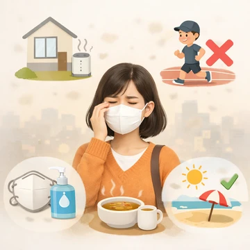 미세먼지 많은 날 외출 기준과 생활 관리12