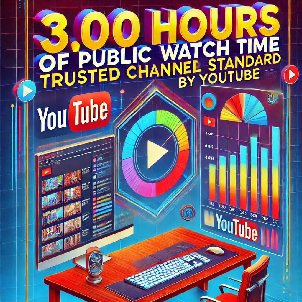 유튜브 공개 시청 3000시간 채널 기준