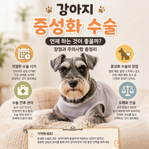 중성화 수술 관련 인포그라피